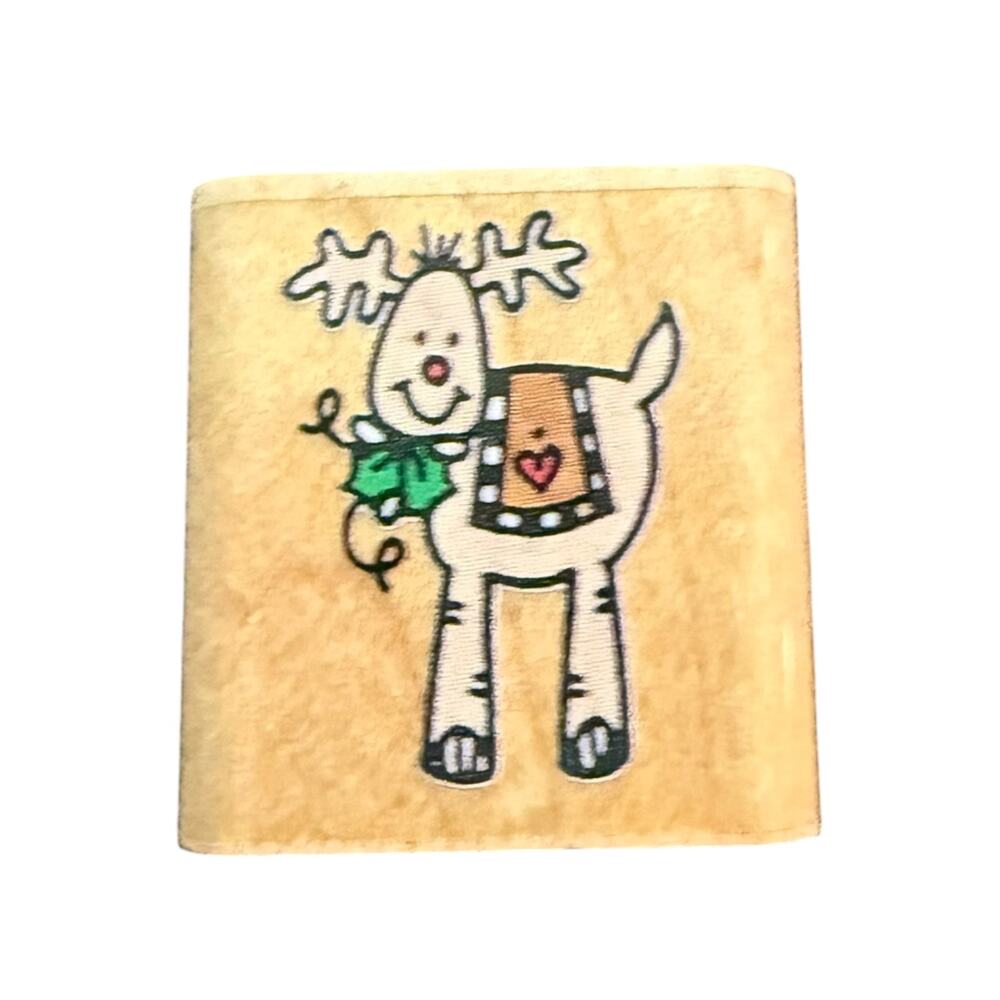 Penny Black 1995 Reindeer Holiday Christmas 836A Mini Rubber Stamp